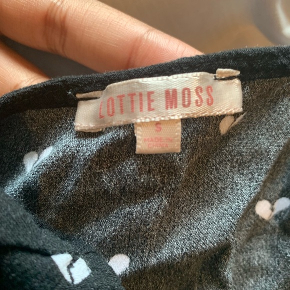 Pacsun Lottie Moss Tie Front Top - Picture 3 of 5